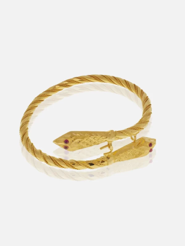 snake gold bracelet 7067 at Alsayed jewellery London