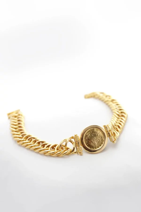 Noble gold bracelet 6618