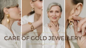 girl wearing gold jewellery