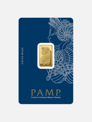 PAMP 5 Gram Gold Bar Minted