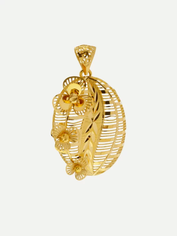 Daisy Gold Pendant 4831 at alsayed jewellery London