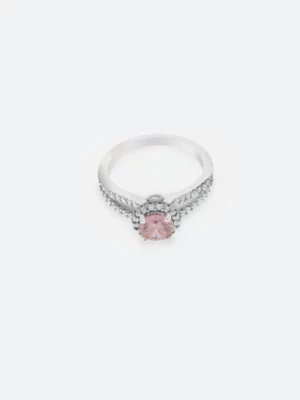 Rosy radiance Silver Ring 5875